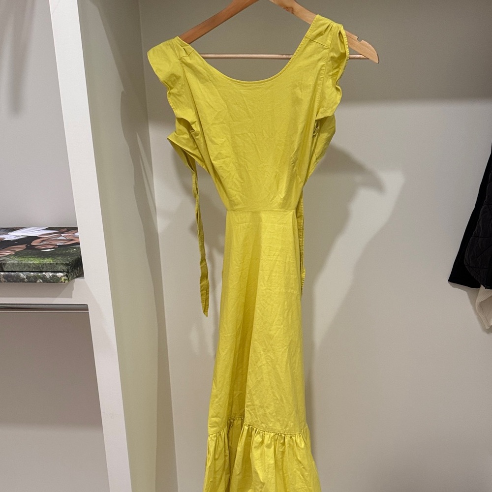 Marissa Webb Asymmetrical Yellow Dress